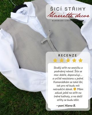Alenko, moc děkuju 💛 Mám obrovskou radost, že se ti vestička tak pěkně šila a že střih i návod ti sedl. A ještě větší...