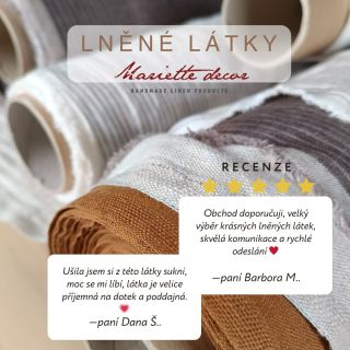 Prodávám prémiové lněné látky — měkčené, vysrážené a připravené rovnou na šití. ⭐„Len byl ve skutečnosti ještě krásnější...